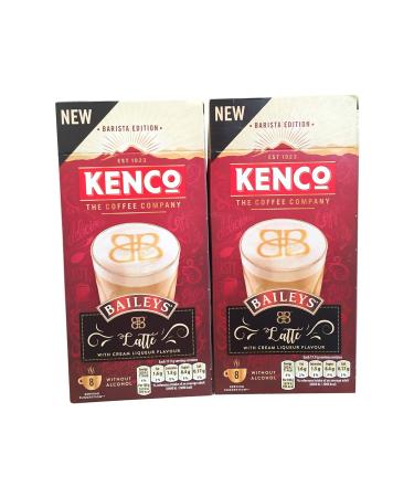 sugar&spice Kenco Barista Edition Baileys Latte 2-Pack Instant Coffees with Cream and Liqueur Flavor