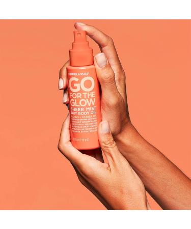 Buy Formula 10.0.6 Go for the Glow Dry Body Oil - Vegan Hydrating Sheer Mist Paraben-Free & Cruelty-Free - 3.7 Fl Oz - International Shipping Available - Buy Online on GoSupps.com