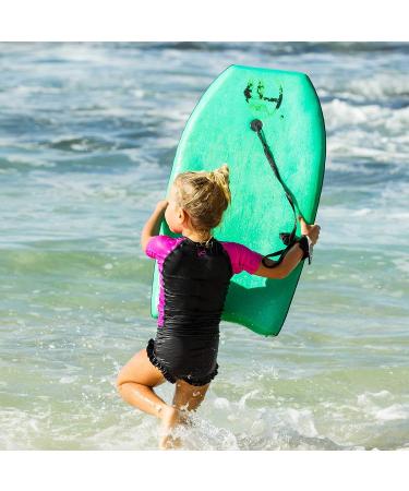 O'Neill Girls Premium Skins UPF 50+ Short Sleeve Rash Guard - Abyss/Papaya - Size 4 - Buy Online on GoSupps.com