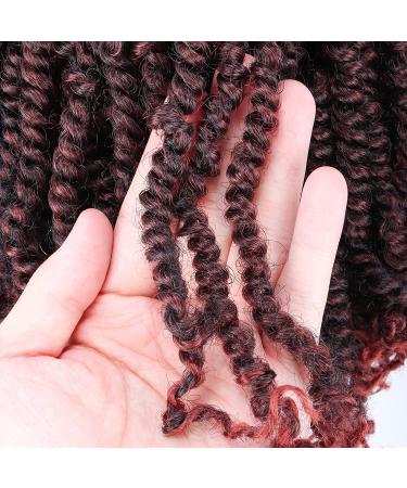Tiana 10 Inch Passion Twist Hair - 7 Packs Orange Pre-Twisted Crochet Braids for Black Women | Synthetic Extensions (T350) - Buy Online on GoSupps.com