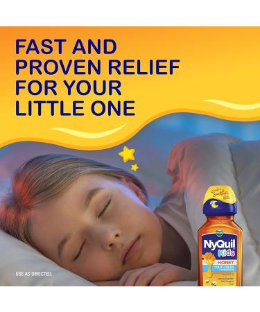 Buy Vicks NyQuil Children's Honey 8oz - Effective Cold Relief for Kids | Fast International Shipping - Buy Online on GoSupps.com