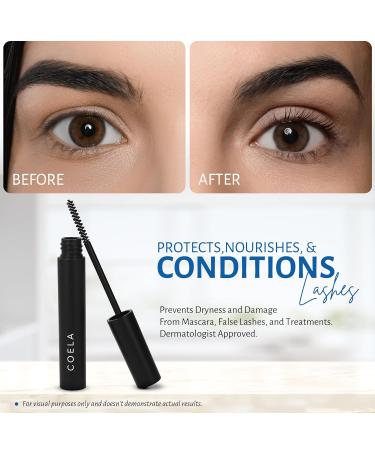COELA Overnight Lash Conditioning Mask | Castor Oil Vitamin B7 & B5 | Vegan Dermatologist Approved Naturally Derived | International Shipping Available - Buy Online on GoSupps.com