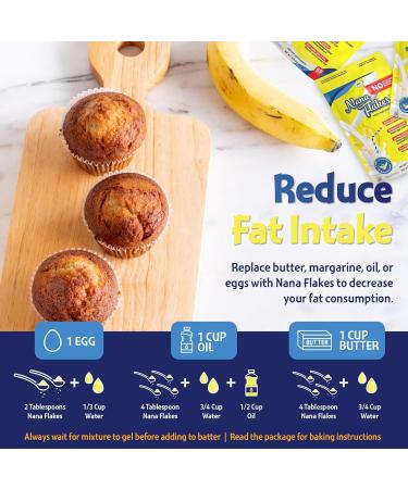 Nana Flakes 100% Pure Banana Flakes Food Powder - Natural - Great Source of Potassium & Fiber (Banana One Pound Bag) 1 Pound - Buy Online on GoSupps.com