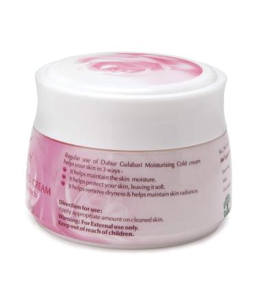 Dabur Gulabari Moisturising Cold Cream 55g - Hydrating Rose Infused Cream for Dry Skin | Shop Internationally - Buy Online on GoSupps.com