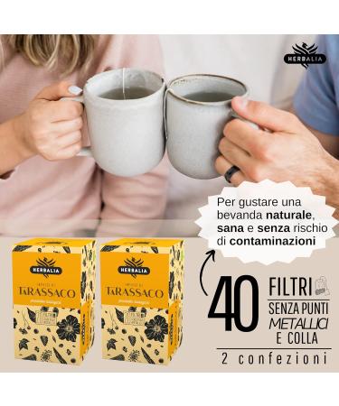 HERBALIA - Infusion au Pissenlit en Sachets Bo te de Tisane au Pissenlit de 40 Sachets Sans Agrafes M talliques 40 g de Fleurs et Feuilles de Pissenlit pour Infusions et Tisanes - Buy Online on GoSupps.com