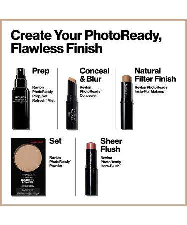 Revlon PhotoReady Translucent Powder - Blurring Face Makeup, Lightweight & Breathable, 0.25 Oz - Buy Online on GoSupps.com