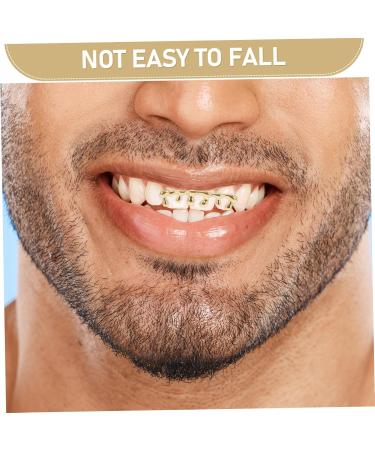  Healeved Healeved Hiphop Zestans Gold Plated Water Drop Braces Drop Tooth Caps Lower Teeth Caps Drop Tooth Caps Teeth Drop Cap Teeth Hiphop Teeth Drop Caps Gold - Buy Online on GoSupps.com