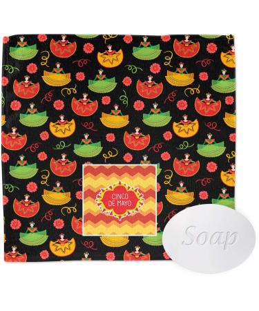 YouCustomizeIt Cinco De Mayo Washcloth Square (12" x 12")