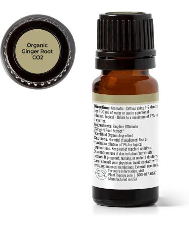 Buy Plant Therapy Organic Ginger Root CO2 Essential Oil 10 mL - 100% Pure Undiluted Aromatherapy - International Shipping Available - Buy Online on GoSupps.com