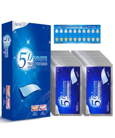 Bandes de blanchiment 56 Pi ces 56 Bande Blanchiment Dentaire Non Sensible 28 Ensembles Blanchisseur de Dents Aide Eliminer/Fumer/Caf /Soda/vin Tache (Mint-56 Strips)