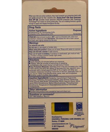 Banana Boat Spf#50+ Kids Sport Stick 0.5 Ounce (14ml) (2 Pack) - Buy Online on GoSupps.com