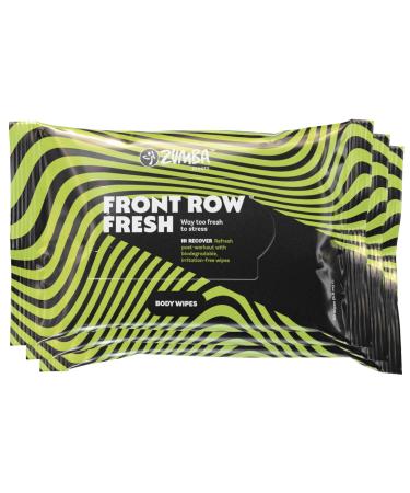ZUMBA Body Wipes - Post Workout Body Wipes - Ideal Gym Body Wipes for a Refreshed Feeling - Plant-based fibre Body Wipes for Women & Men - Body Wash Wipes for Adults Bathing No Rinse