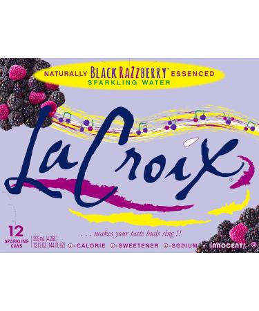 LaCroix Eau p tillante framboise noire 37 ml (lot de 12) - Buy Online on GoSupps.com
