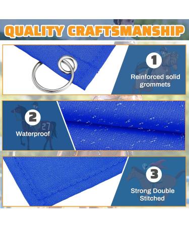 Equestrian Training Flags 4-Piece Set | Nylon Flags for Horse Training | Yellow Pink Purple Dark Blue - Buy Online on GoSupps.com