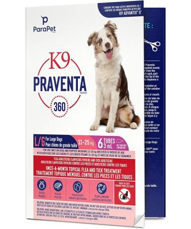 Parapet K9 Praventa 360 for Large Dogs 6 Tubes - Buy Online on GoSupps.com