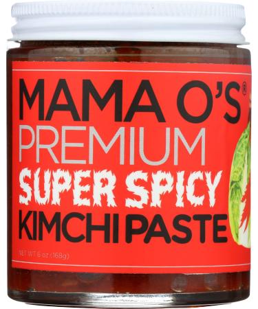 Mama O's, Kimchi Paste Super Spicy, 6 Ounce
