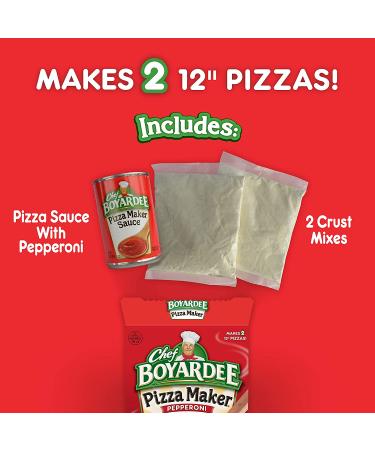 Chef Boyardee Pepperoni Pizza Maker 31.85 oz - Easy Meal Solution for Quick and Delicious Pizza at Home - Buy Online on GoSupps.com