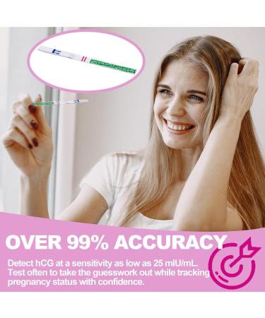 25 Sensitive HCG Pregnancy Test Strips - Accurate Home Testing for Early Pregnancy with Over 99% Accuracy - Buy Online on GoSupps.com
