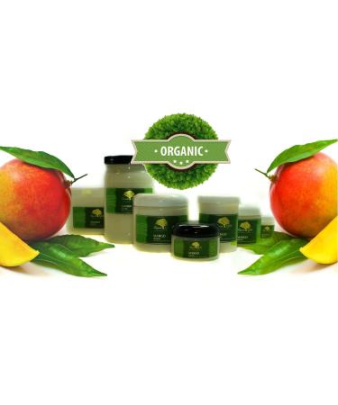8 Oz Premium Miraculous Mango Butter RAW Cold Preseed 100% Natural Pure Skin Hair Care - Buy Online on GoSupps.com