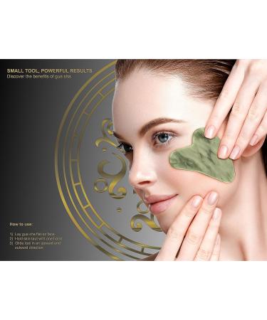 Zamlinco Premium Jade Roller and Gua Sha Set for Anti-Aging | Natural Stone Tools for Face, Eyes, Neck, and Body | Reduce Fine Lines, Wrinkles, and Improve Skin Quality - Buy Online on GoSupps.com