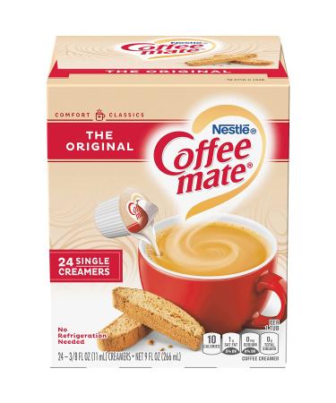 Nestle Coffee Mate Creamer Cups - Gluten-Free, Lactose-Free, Non-Dairy - 24 Count Pack - Buy Online on GoSupps.com