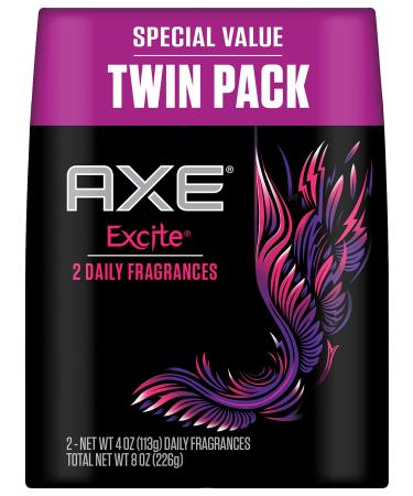 Axe Bodyspray Excite 4 oz Twin Pack
