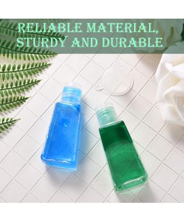 24pc 1oz Empty Bottles with Flip Cap & Transfer Funnels - Travel Size Containers for Lotions, Shampoo & Toiletries - Buy Online on GoSupps.com
