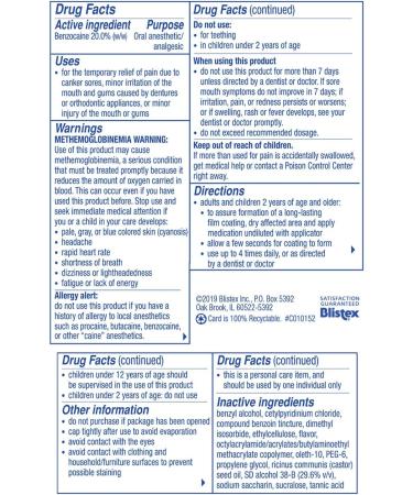 Kank-A Mouth Pain Liquid Maximum Strength 0.33 Fl Oz - Fast Relief for Oral Discomfort - Buy Online on GoSupps.com