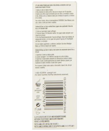 COVERGIRL Outlast All Day Two-Step Lipcolor Crushed Shells 541 - Long-Lasting Transfer-Proof Lip Color | 0.13 Oz | Shop Internationally - Buy Online on GoSupps.com