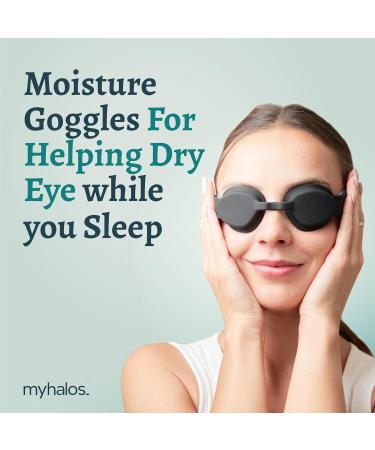 MyHalos Moisture Chamber Glasses & Sleep Mask for Dry Eyes | Reusable Hydrating Moisture Goggles | Patent Pending Solution - Buy Online on GoSupps.com