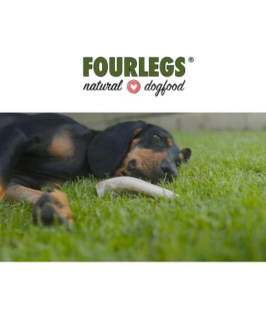 Fourles Natural Kausnack for Dogs - 100% Deer Antlers XL Halved Chew Bone Dental Care & Minerals - Premium Dog Chewing Treats - Buy Online on GoSupps.com
