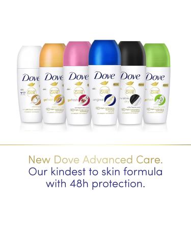 Dove Advanced Care Go Fresh Passion Fruit Scent Anti-perspirant Deodorant pack of 6 with Triple Moisturising technology roll-on for 48 hours of protection 50 ml Fresh 8.33 ml (Pack of 6) - Buy Online on GoSupps.com