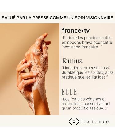 Less is More Savon Liquide Mains en Poudre Diluer Mandarine/Sauge sans SLS Hydratant Kit Bouteille PET+ 1 Recharge Ecologique sans Plastique Usage Unique 250ml Reconstituer Made in France Mandarine/Sauge 25 g (Lot de 1) - Buy Online on GoSupps.com