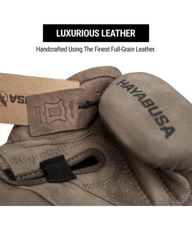 Hayabusa T3 LX Leather Boxing Gloves - 16oz Brown - Men and Women Training Sparring Heavy Bag Mitt Work - Buy Online on GoSupps.com
