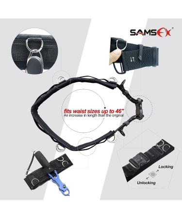 SAMSFX Deluxe 2 Adjustable Wading Belt for Surf Casting & Kayak Fishing - Fishing Accessories for Waders - Buy Online on GoSupps.com