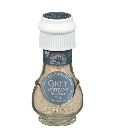 Drogheria & Alimentari All Natural Grey Brittany Sea Salt Mill 2.47 oz (70 g)