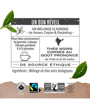 Numi Organic Tea Breakfast Blend Black Tea 18 Count - Buy Online on GoSupps.com