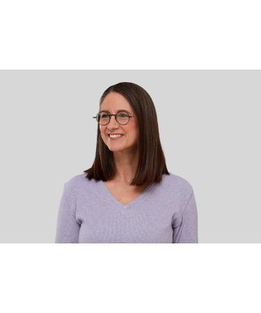 ThinOptics Manhattan Reading Glasses | Milano Aluminum Magnetic Housing | Round Black Frames | 2.50 Strength | Stylish & Portable - Buy Online on GoSupps.com