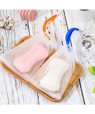 20 PCS Exfoliating Mesh Soap Saver Pouches - Drawstring Bubble Foam Bags for Shower & Face Cleansing Assorted Colors 4.7 x 3.5 inches - Buy Online on GoSupps.com