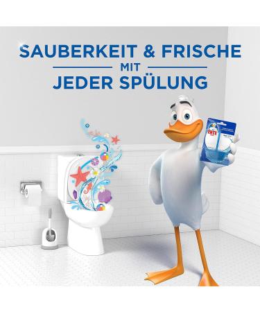 WC-Ente Aqua Blue Hanger - Toilet Air Freshener with Marine Fragrance (36g) - Freshen Up Your Bathroom! - Buy Online on GoSupps.com
