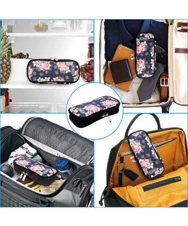 YOUSHARES Insulin Cooler Travel Case - Diabetic Organizer with 2 TSA Approved Ice Pack - Flower Pattern - Buy Online on GoSupps.com