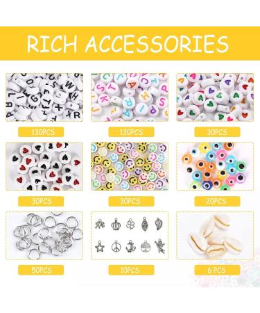QUEFE 9000pcs Glass Seed Beads Bracelet Making Kit - 60 Colors, Including Letter Beads and Charms - Perfect for DIY Jewelry Crafts - Buy Online on GoSupps.com