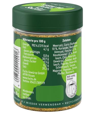 Fuchs Gourmet Selection Caf de Paris Seasoning Salt - 65g | International Shipping Available - Buy Online on GoSupps.com