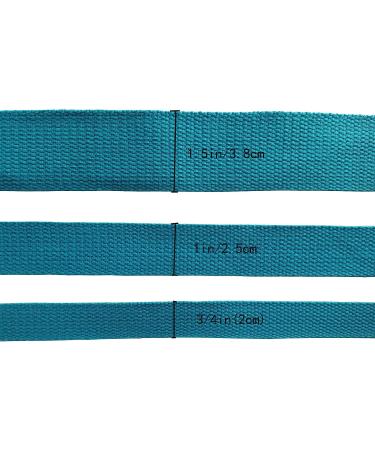 Yo Yo 1 Inch Cotton Webbing Strap - 5 Yards Mediumweight Polyester-Cotton for Tote Bags, Leash Straps & Crafts - Green - Buy Online on GoSupps.com