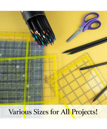 Breman Precision 6x18 Inch Clear Quilting Ruler - Acrylic Ruler for Fabric Cutting and Sewing - Grids for Precision Measurements - Buy Online on GoSupps.com