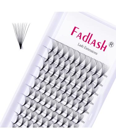 Eyelashes fan 12d 0.05mm d curl 8-14mm russian eyelash extensions prefabricated fan premade russian lashes eyelash extensions (12d-05d-mix8-14) Mix (8-14) 12D-0.05-D