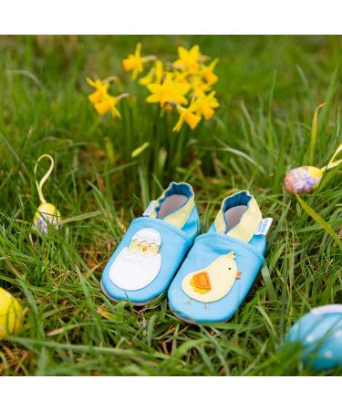 Soft Sole Leather Baby Shoes for Boys and Girls | Toddler Walking Shoes 12-18 Months - Chick Design - Buy Online on GoSupps.com