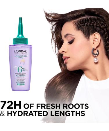 L'Or al Paris Hair Expertise Hyaluron Pure Oil Erasing Scalp Serum with Salicylic Acid for Oily Roots and Dehydrated Lengths 102ml - Buy Online on GoSupps.com