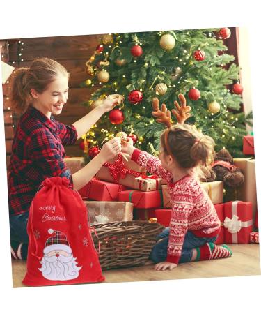Anneome 1pc Christmas Bag Xmas Favors Bag Christmas Favor Bags Party Storage Bag Candy Packing Bag - Buy Online on GoSupps.com