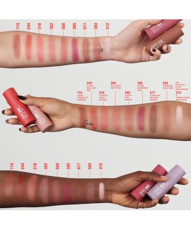 3INA Makeup No-Rules Stick 677 Brown Blush Stick with Hyaluronic Acid - Buy Online on GoSupps.com